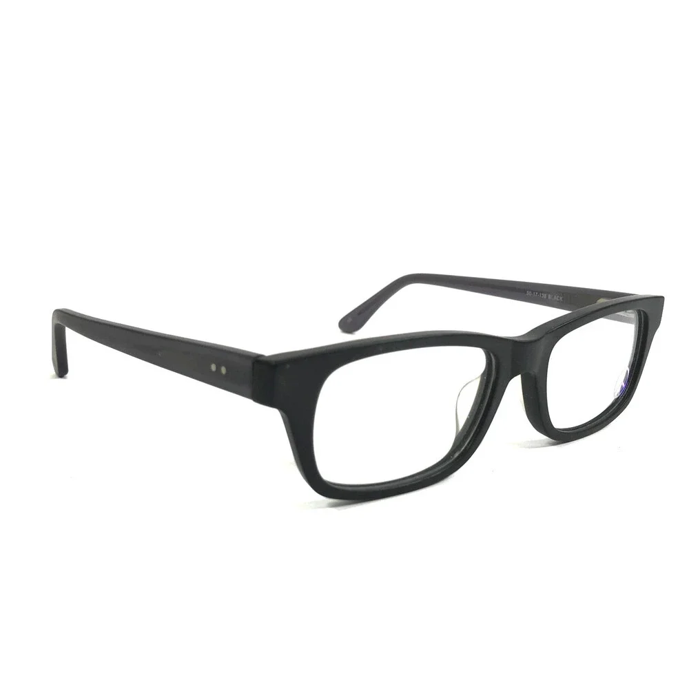 I-Dealoptics Eyeglasses Frames BRISK BLACK Matte Black Gray 50-17-138